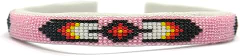 Baby Pink Southwestern Beaded Headband