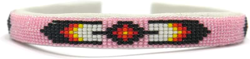 Baby Pink Southwestern Beaded Headband