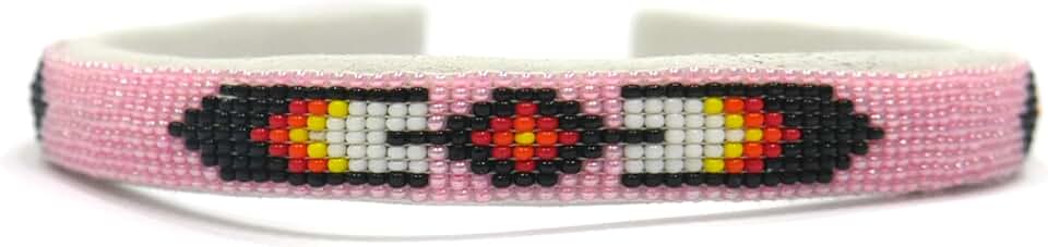 Baby Pink Southwestern Beaded Headband