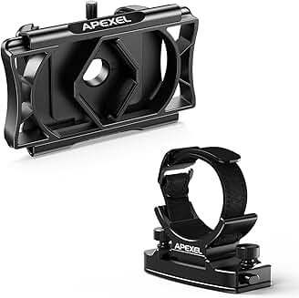 360° Phone Telescope Adapter and Aluminum Binoculars Clip