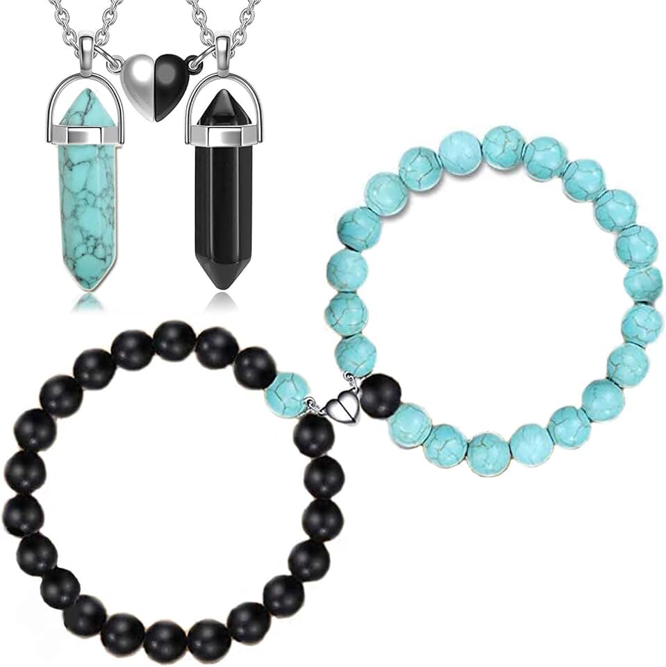 Matching Chakra Bracelets and Necklace for Couples and Friends