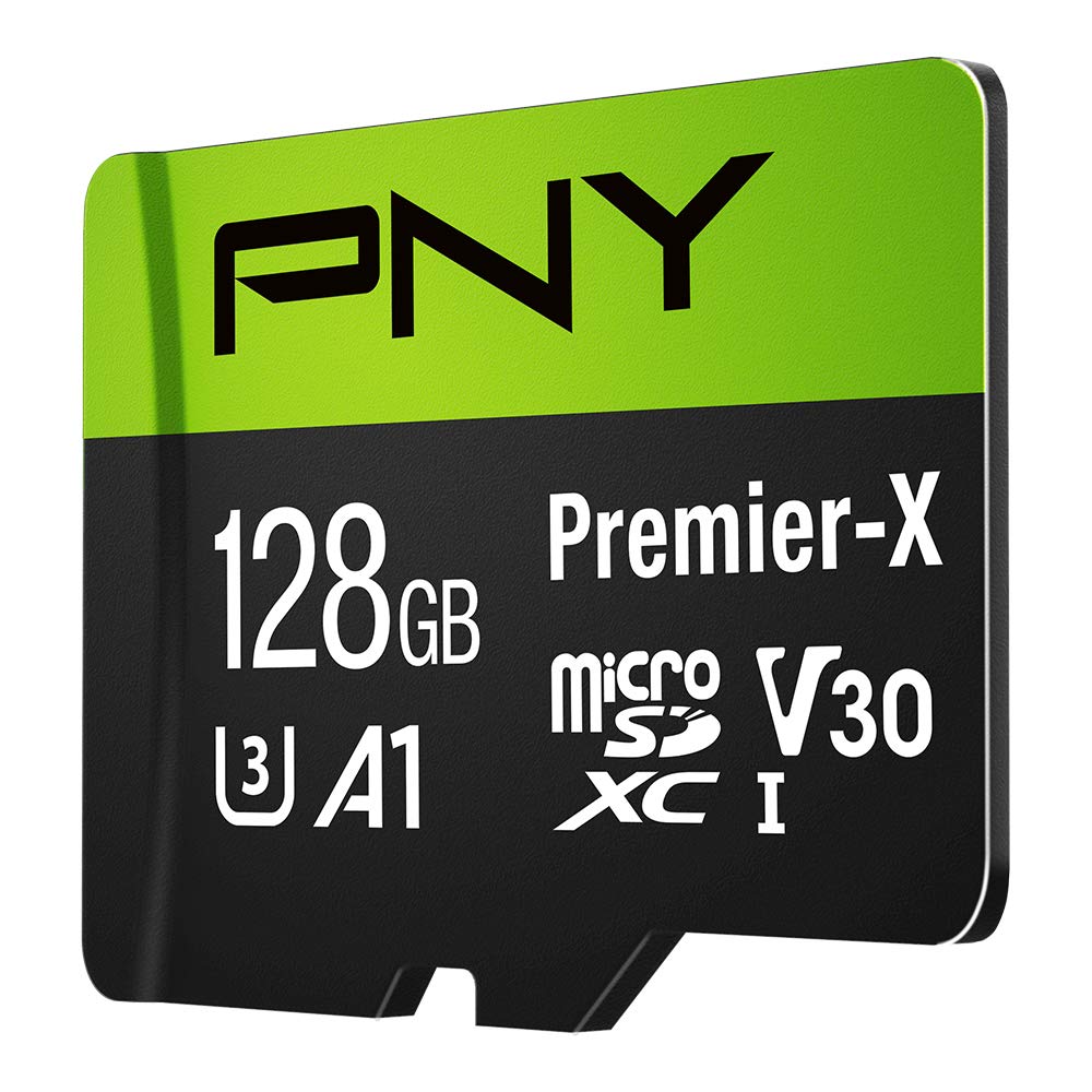 128GB Premier-X Class 10 U3 V30 microSDXC Flash Memory Card - 100MB/s, Class 10, U3, V30, A1, 4K UHD, Full HD, UHS-I, micro SD