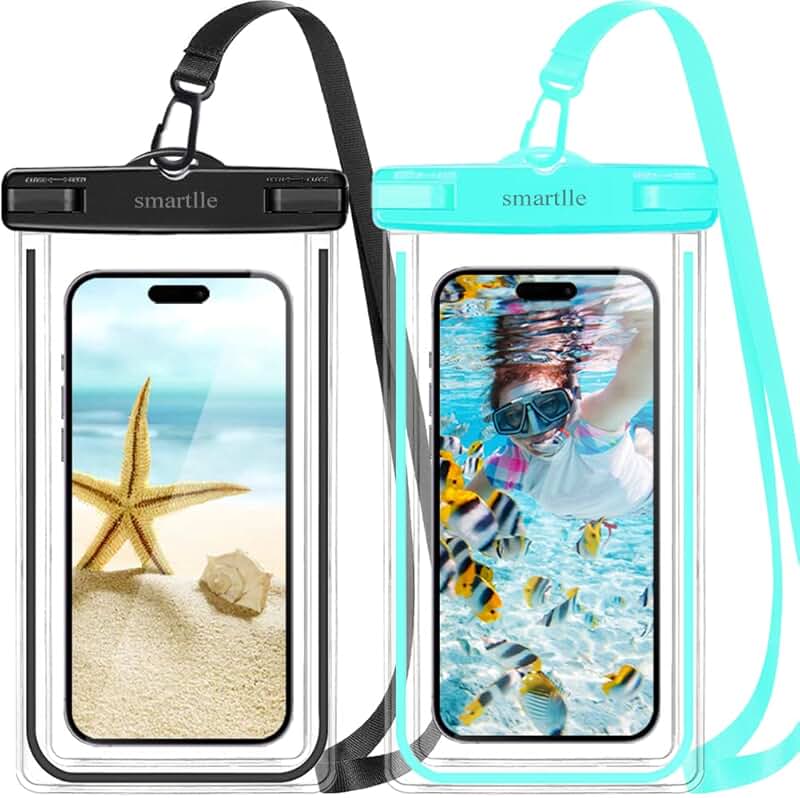 Waterproof Phone Pouches, IPX8, 2 Pack