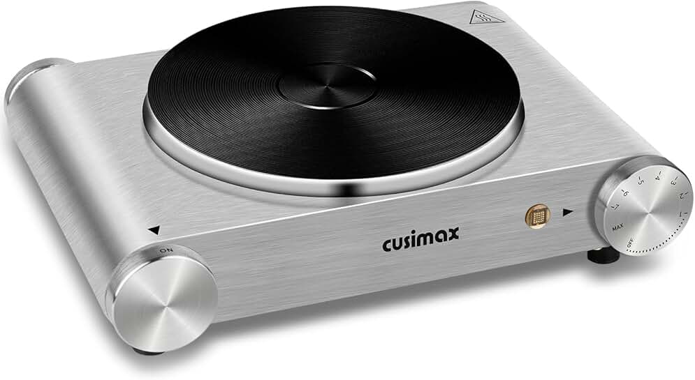 Electric Hot Plate with Adjustable Temperature