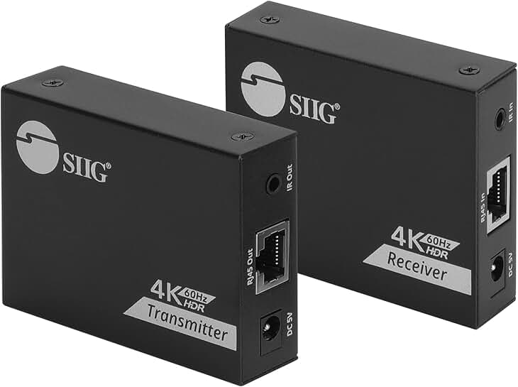 4K HDMI Extender Over Cat6, 164ft with IR & Audio