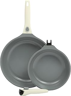 8 and 10 Inch Cast Aluminum Non-Stick Fry Pan Set
