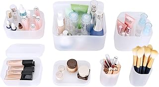 Stackable Clear Makeup and Jewelry Organizer