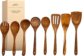 Teak Wooden Cooking Utensil Set for Gift Giving