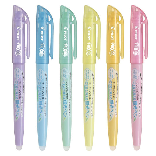 Soft Color Erasable Highlighter Pen Set