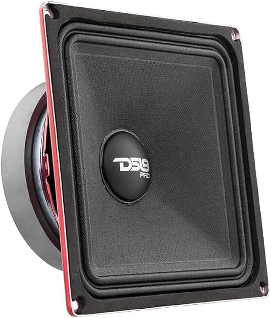 Square 6.5-inch Midrange Loudspeaker, 500W Peak