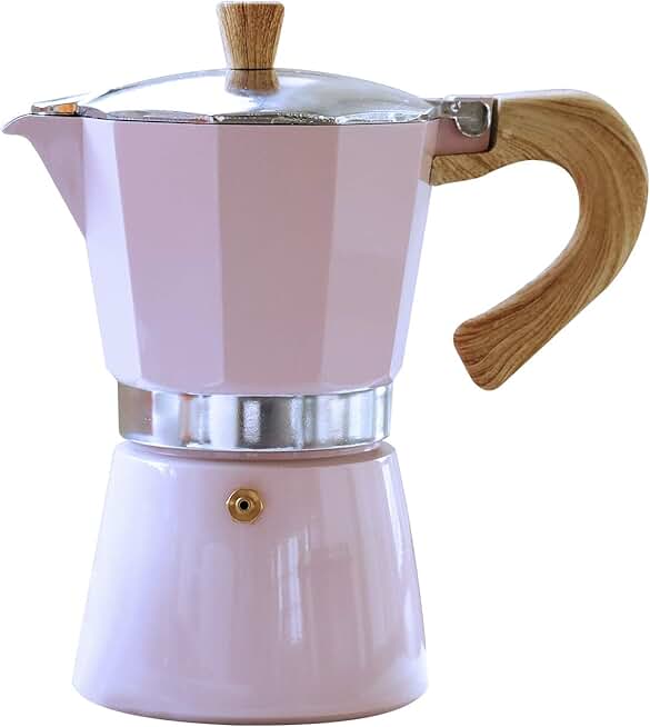 Pink Venezia Coffee Maker, 300 ml, Induction