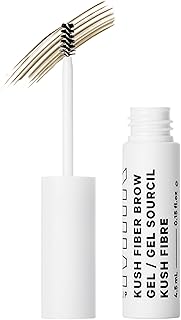 Tinted fiber brow gel for fuller, natural eyebrows