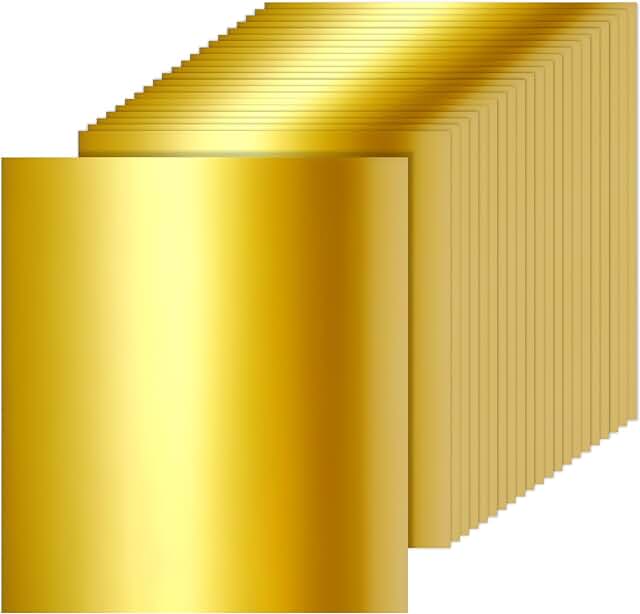 Gold Metallic Cardstock Paper 150 Sheets 8.5x11