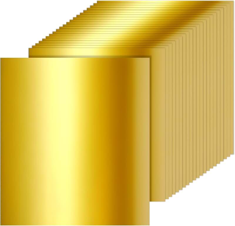Gold Metallic Cardstock Paper 150 Sheets 8.5x11