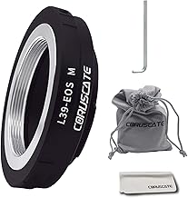 L39 to EOS M Lens Mount Adapter with Cleaning Cloth