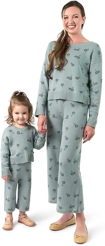Mommy and Me Knit Sweater Sets