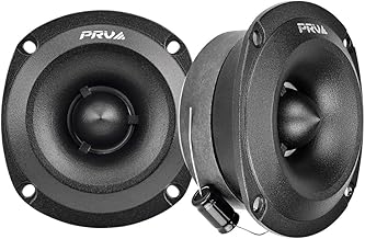 Pair of 3.5 Inch Bullet Tweeters, 240W, Slim Titanium Speakers