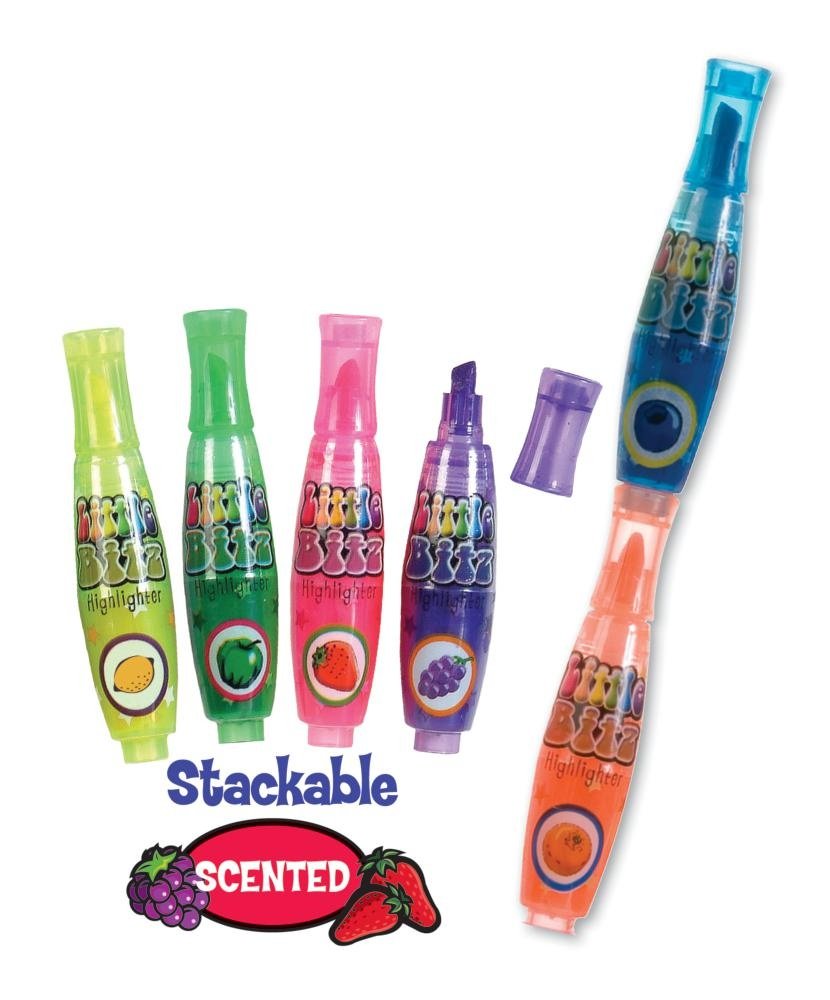 Pack of 100 Stackable Scented Highlighters