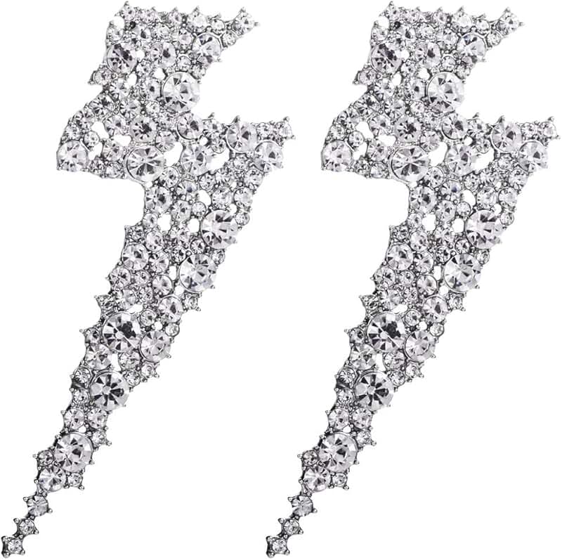 Lightning Bolt Dangle Earrings for Women