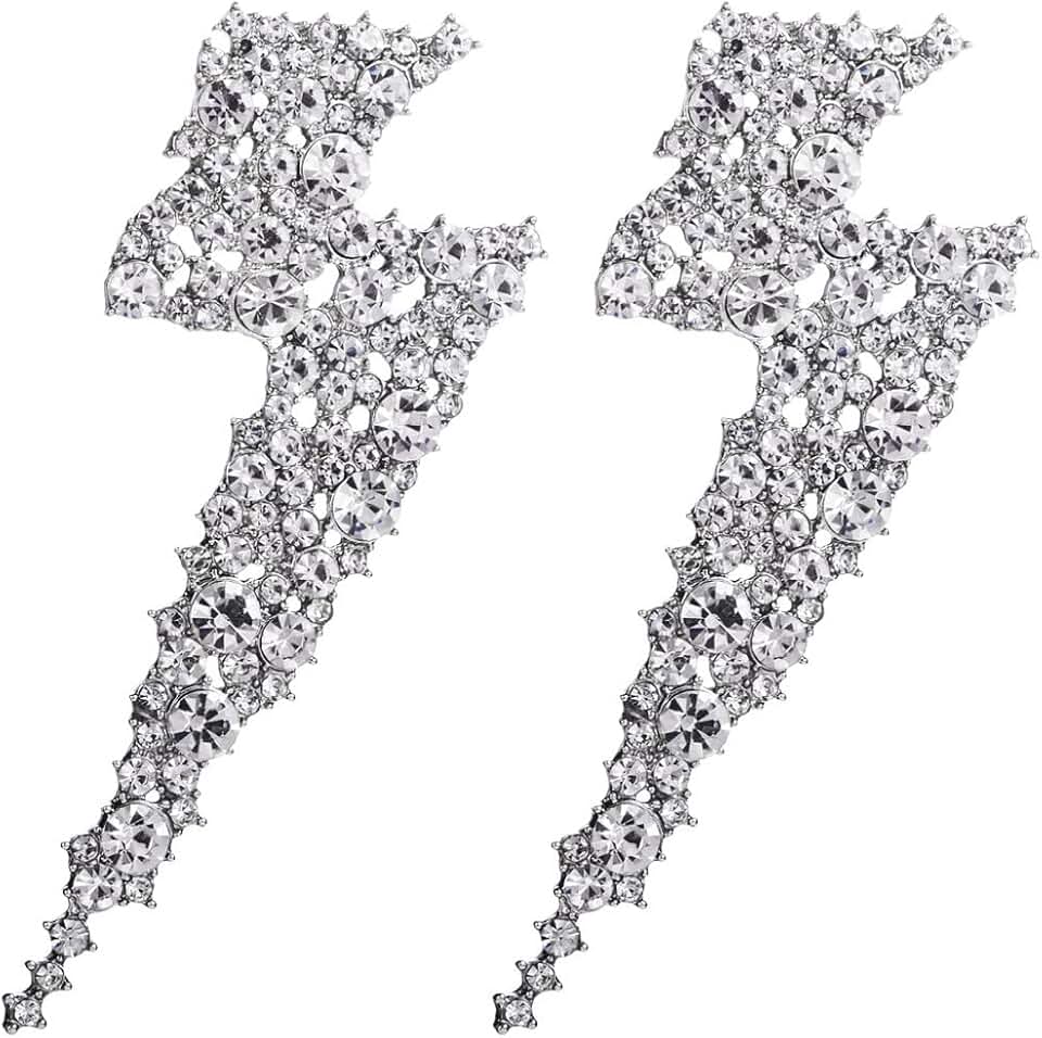Lightning Bolt Dangle Earrings for Women