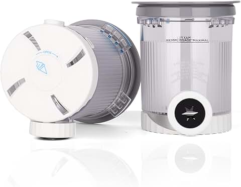 2 Pints and Lids for NC700 Series Ice Cream Makers