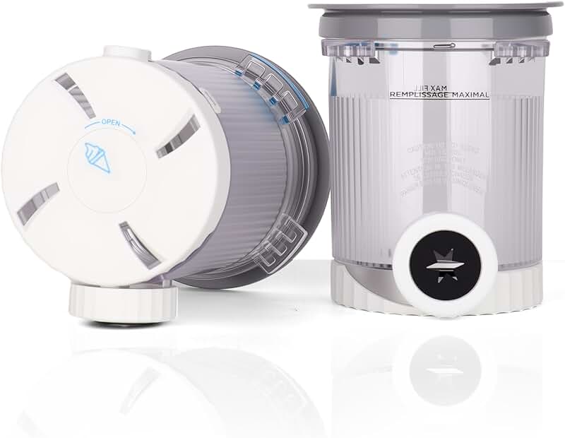 2 Pints and Lids for NC700 Series Ice Cream Makers
