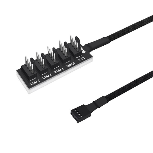 Fan Hub Splitter Extension Cable for PC Fans