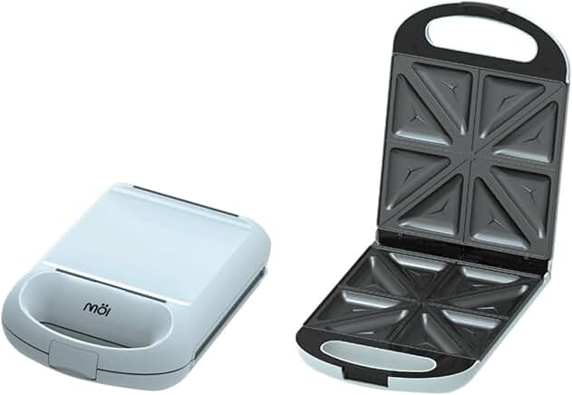 3-in-1 Sandwich and Waffle Maker with Rotary System