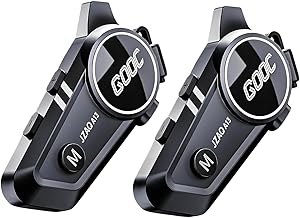 Motorcycle Helmet Bluetooth Intercom for 2 Riders