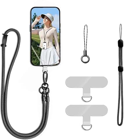 Cell Phone Lanyard Holder with Crossbody Strap