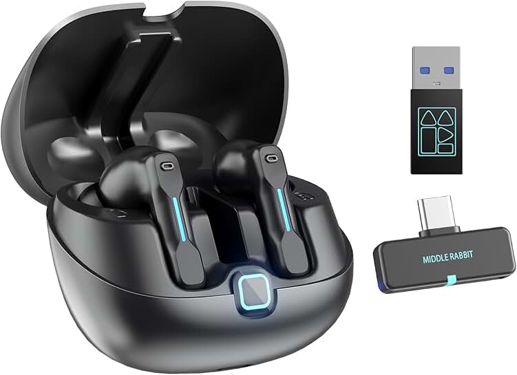 Wireless Headphones with Microphone for Office and Calls