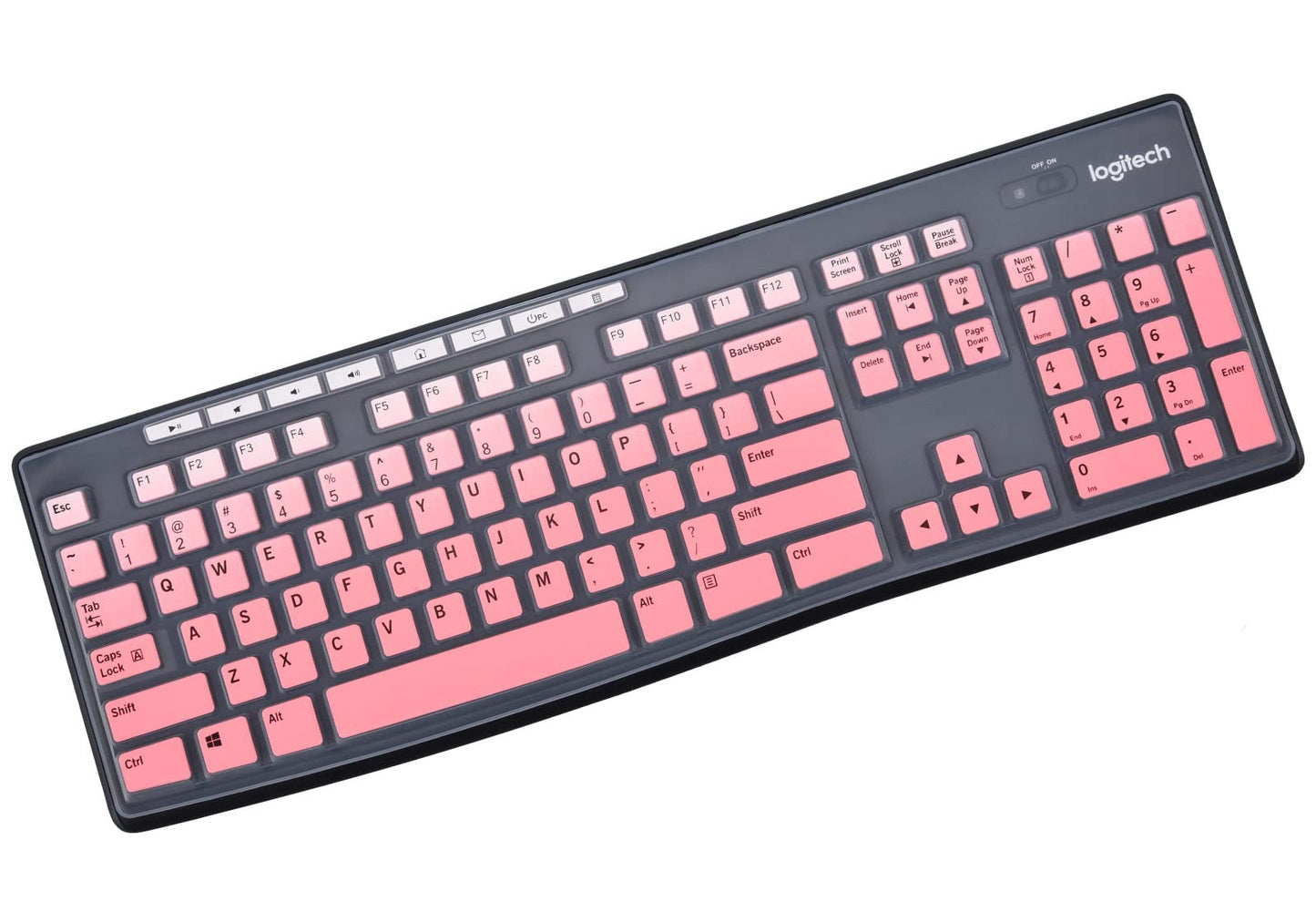 Pink Keyboard Cover for Wireless Keyboard