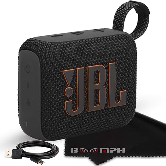 Portable Waterproof Bluetooth Speaker with Built-in Battery