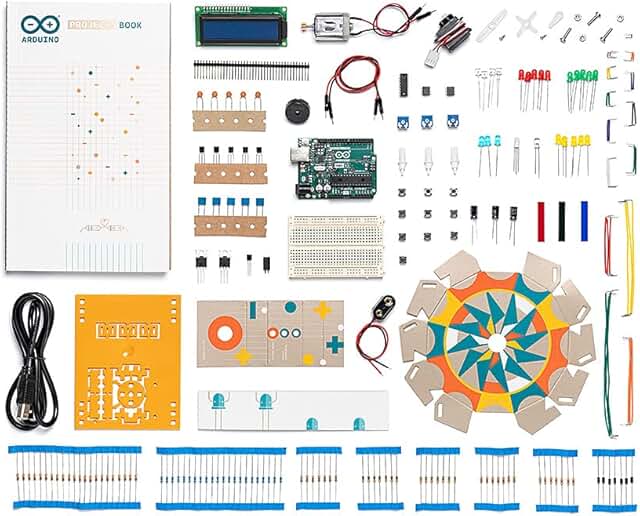 12 DIY Electronic Projects Kit with Book