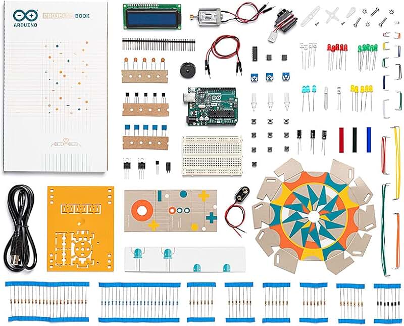 12 DIY Electronic Projects Kit with Book