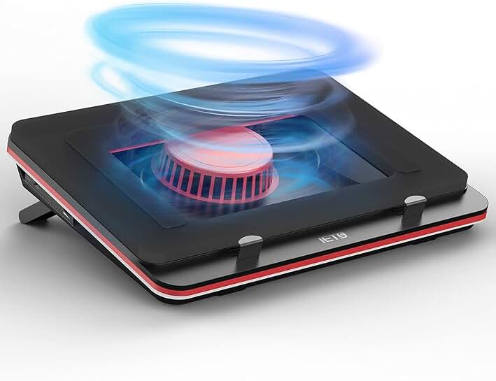 Powerful Turbo-Fan Laptop Cooling Pad with Variable Speed
