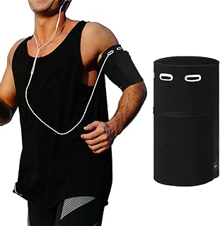 Running Phone Holder with Headphone Hole for Fitness