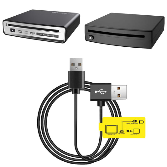 USB splitter cable for car and device connection