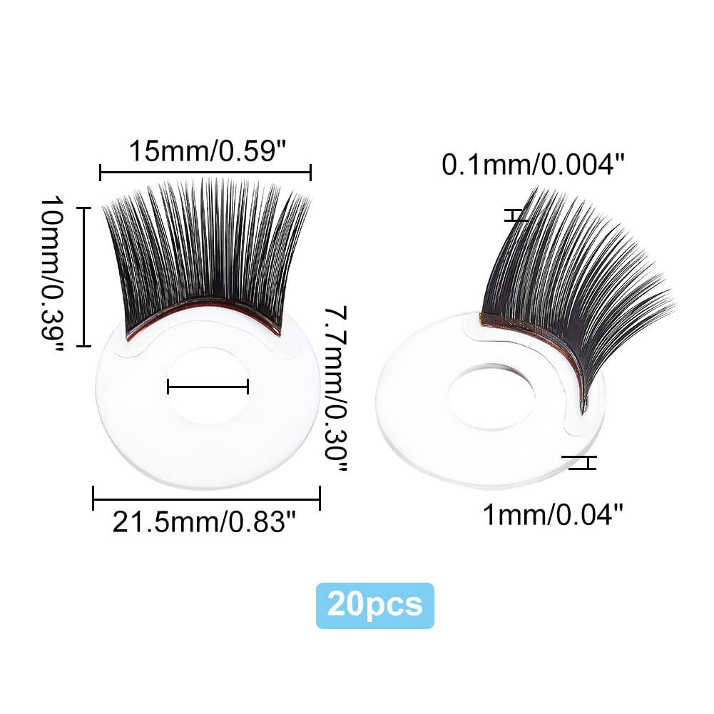 20pcs Plastic Crochet Lashes for Amigurumi and Plush Animals