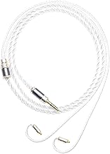Silver Plated IEM Cable for Earphones, 4.4mm Balanced