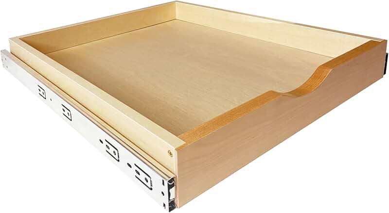 Wood Pull Out Drawer for Kitchen and Bathroom