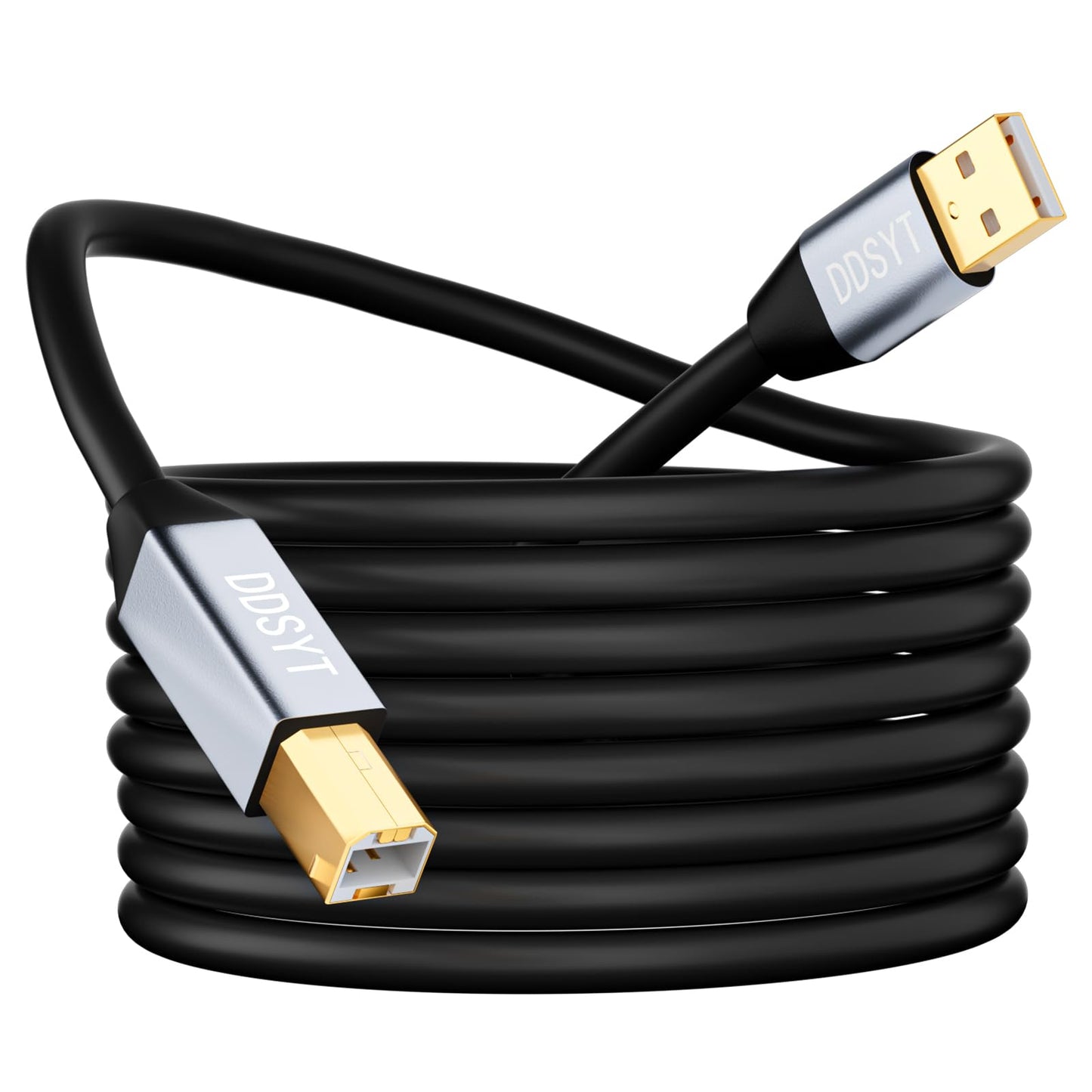 6ft USB 2.0 Printer Cable with Gold Connectors