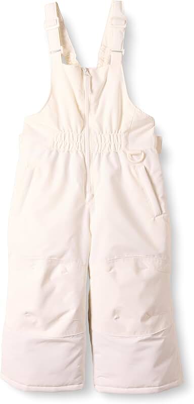 Water-Resistant Ski and Snow Bib for Girls and Toddlers