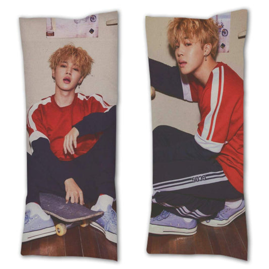 for BANGTANBOYS Jimin Hug Body Pillow Case Peach and Two-Way Tricot 40cm x 100cm/ 50cm x 150cm 2way, 150x50)