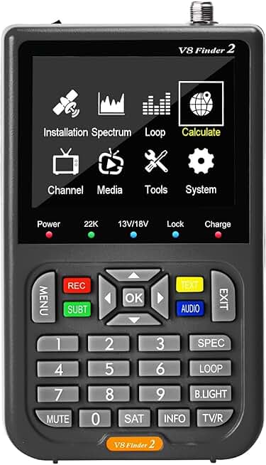 V8 Finder 2 TV Signal Meter with 3.5" HD Display