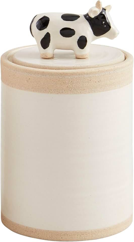 Farm Animal Cow Icon Canister