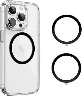 Universal Metal Ring Sticker for Phone Accessories, 2 Black
