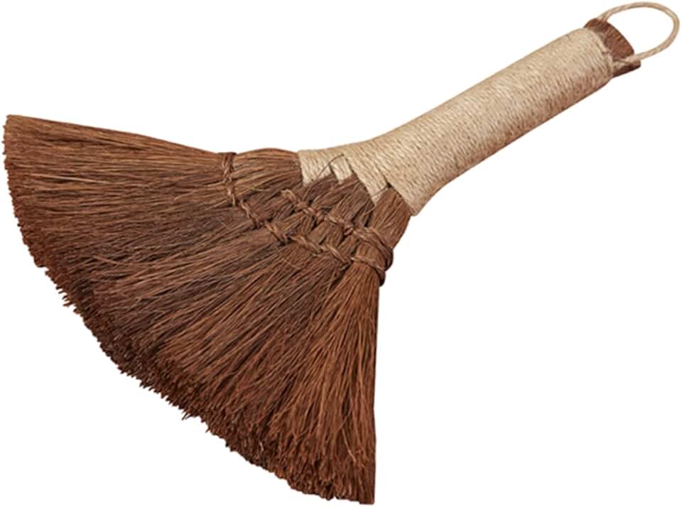 Small Heavy Duty Handheld Broom with Wooden Handle