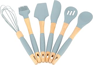 Set of 6 Heat-Resistant Silicone Kitchen Utensils