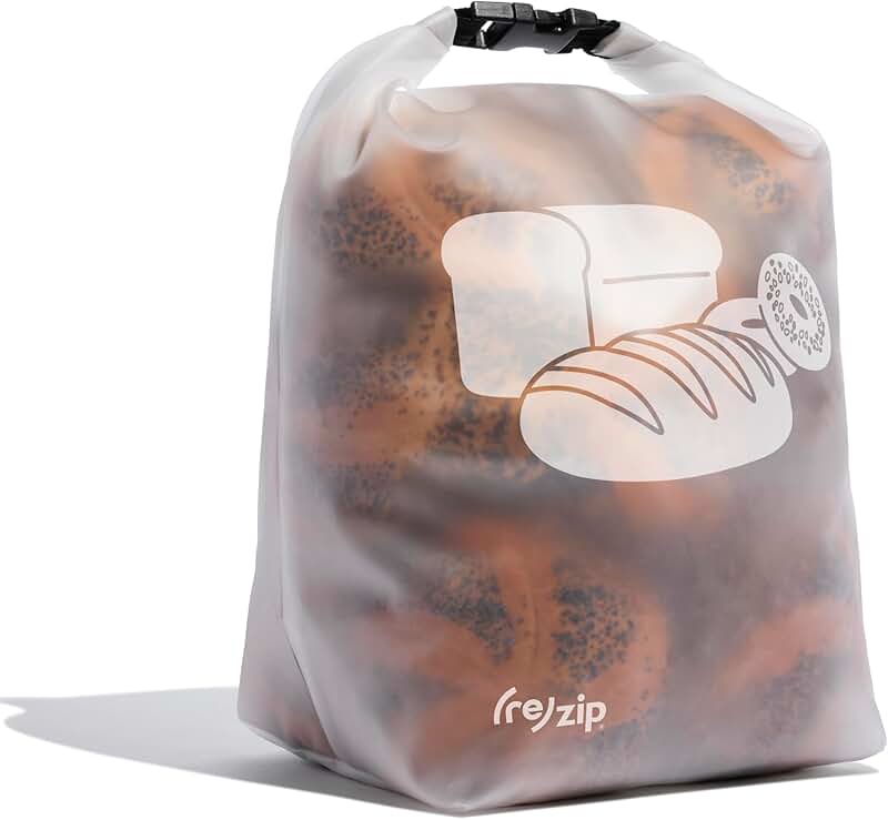 Reusable Food Storage Bag for Bread and Baked Goods
